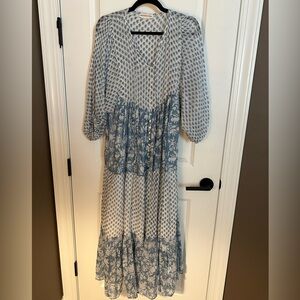 Daughters of India Nora Dress - Aquamarine Size M